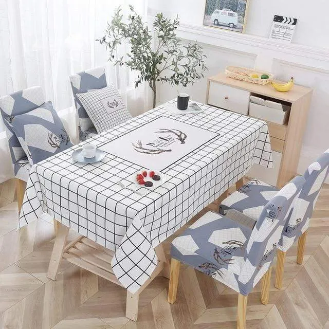 MYSTER - Housse de chaise et Nappes de table décorative