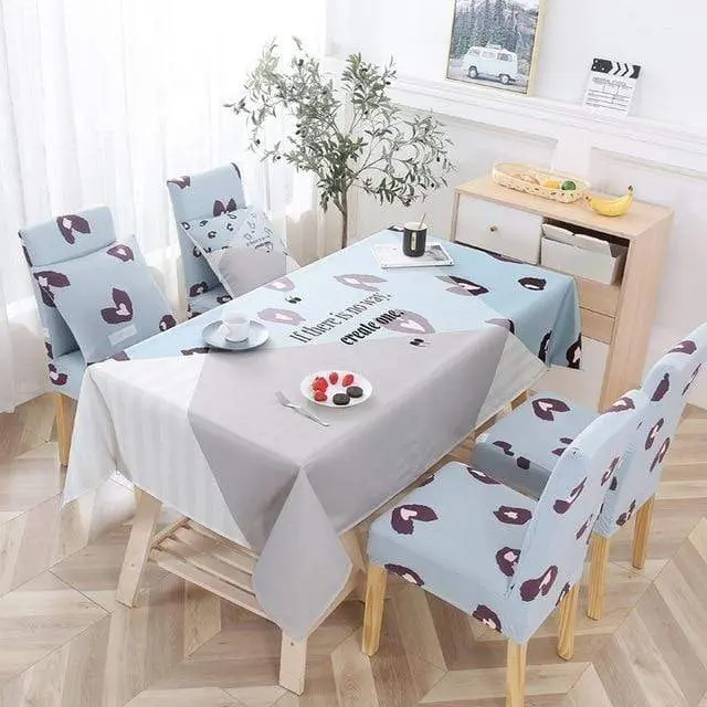 MYSTER - Housse de chaise et Nappes de table décorative