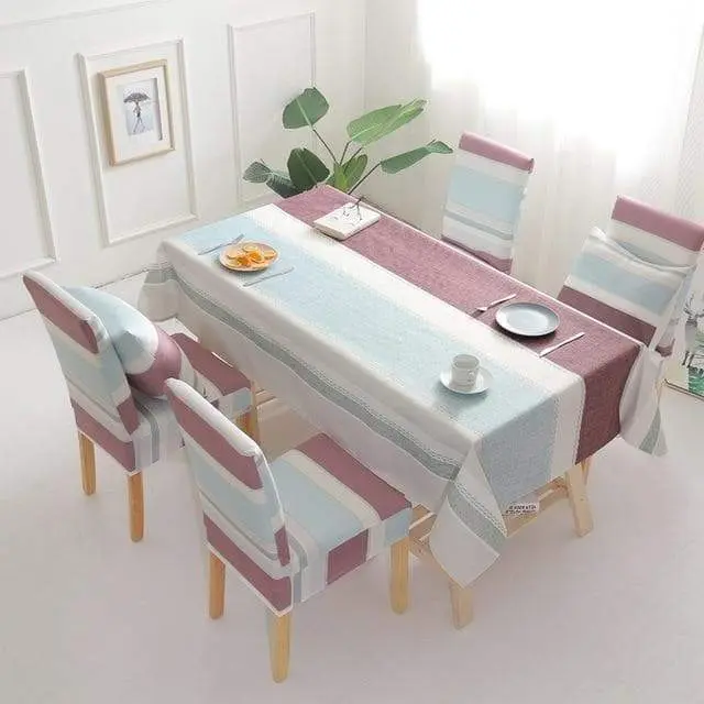 MYSTER - Housse de chaise et Nappes de table décorative