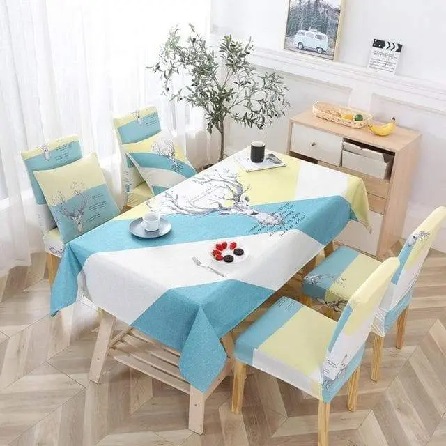 MYSTER - Housse de chaise et Nappes de table décorative