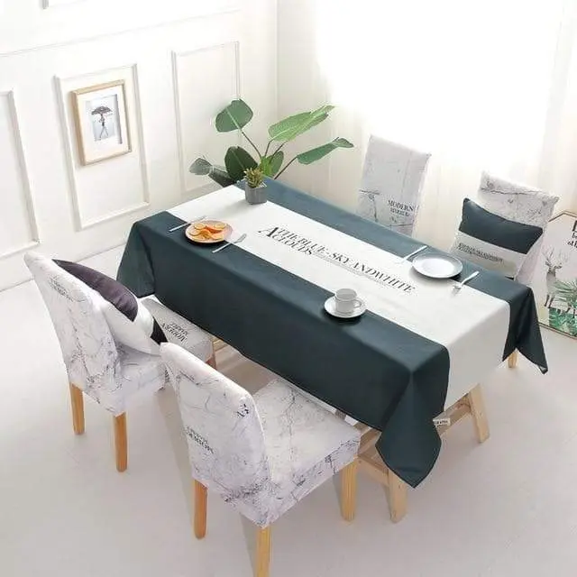MYSTER - Housse de chaise et Nappes de table décorative
