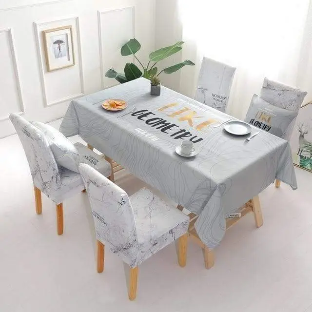 MYSTER - Housse de chaise et Nappes de table décorative
