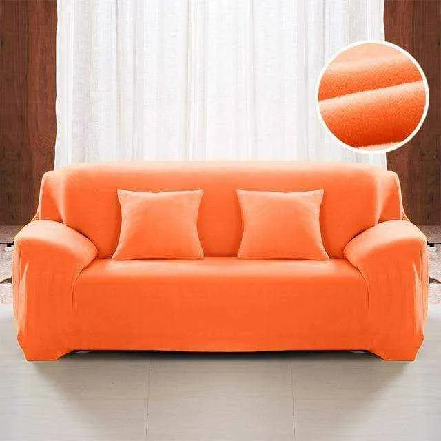 Housse de canapé au tissu moelleux VELOURS
