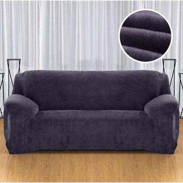 Housse de canapé au tissu moelleux VELOURS