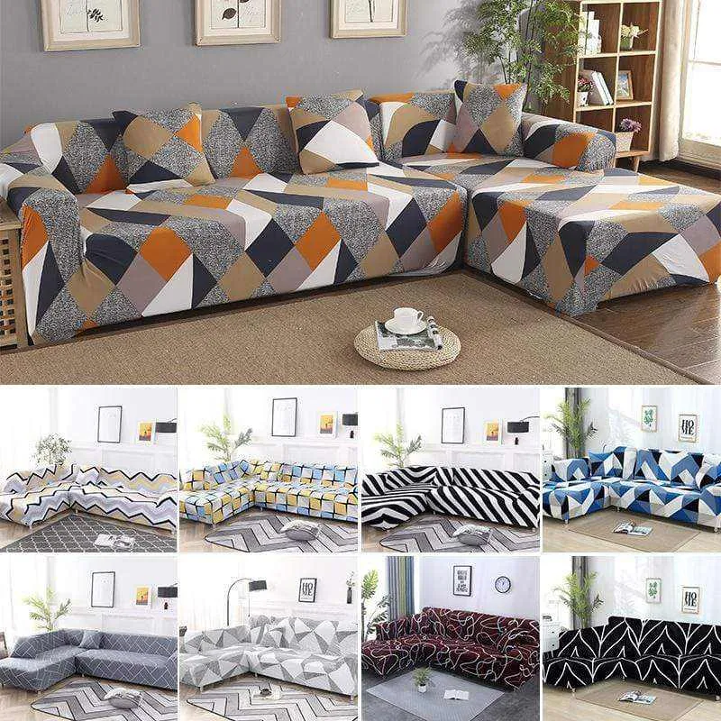 Housse de canapé d'angle MIXCOVER (lot de 2)