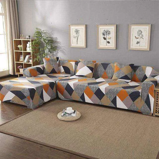 Housse de canapé d'angle MIXCOVER (lot de 2)