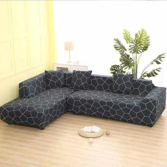 Housse de canapé d'angle MIXCOVER (lot de 2)