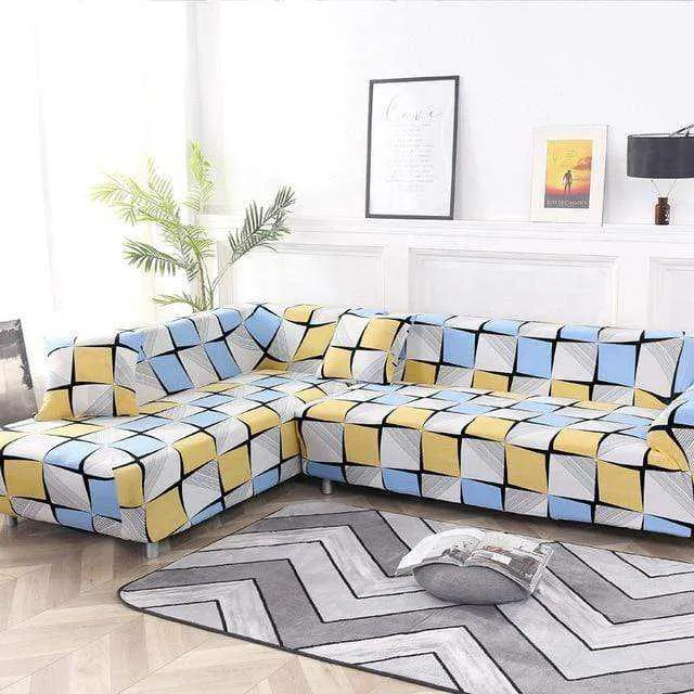 Housse de canapé d'angle MIXCOVER (lot de 2)
