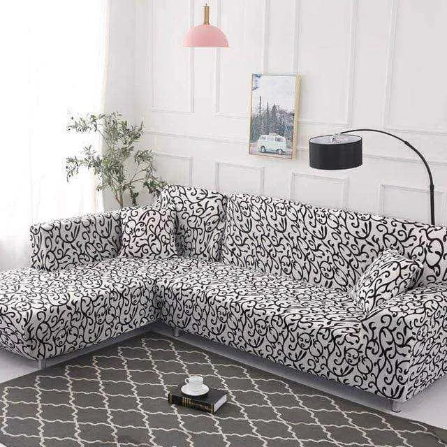 Housse de canapé d'angle MIXCOVER (lot de 2)