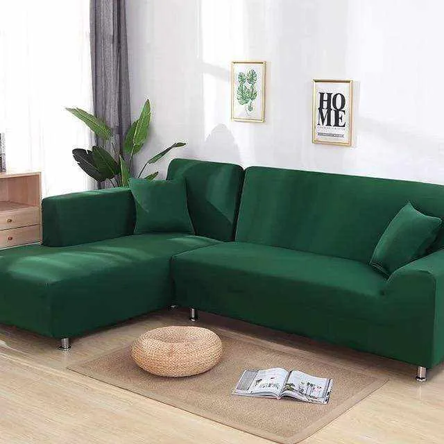 Housse canapé d'angle élastique universelle MABANDA