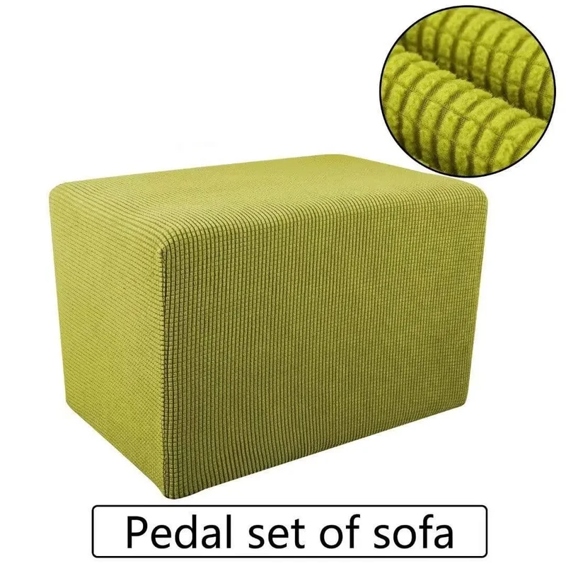 Housse protection pour poufs et repose pieds rectangulaire