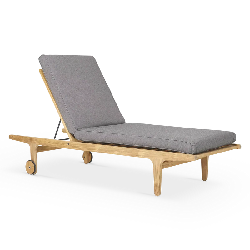 Bay - Outdoor Teak Lounger by Gloster