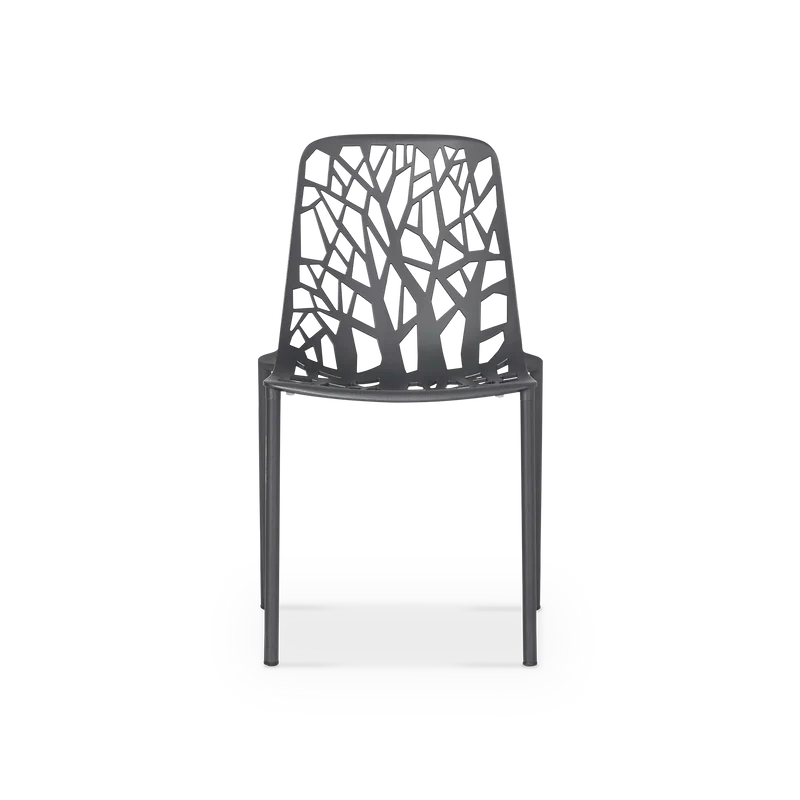 Forest - Outdoor Aluminium Chair Without Arms by Fast