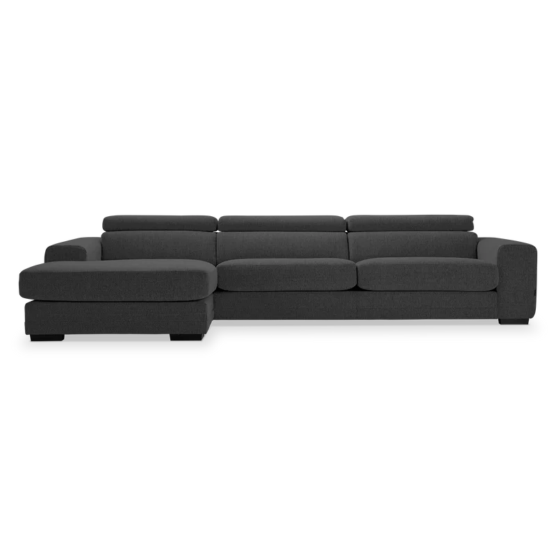Ferrari - Sectional Sofa with Adjustable Headrest by Furninova
