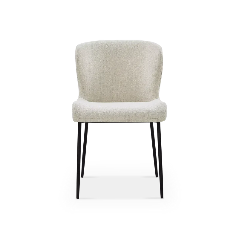 Glam - Bouclé Fabric Dining Chair