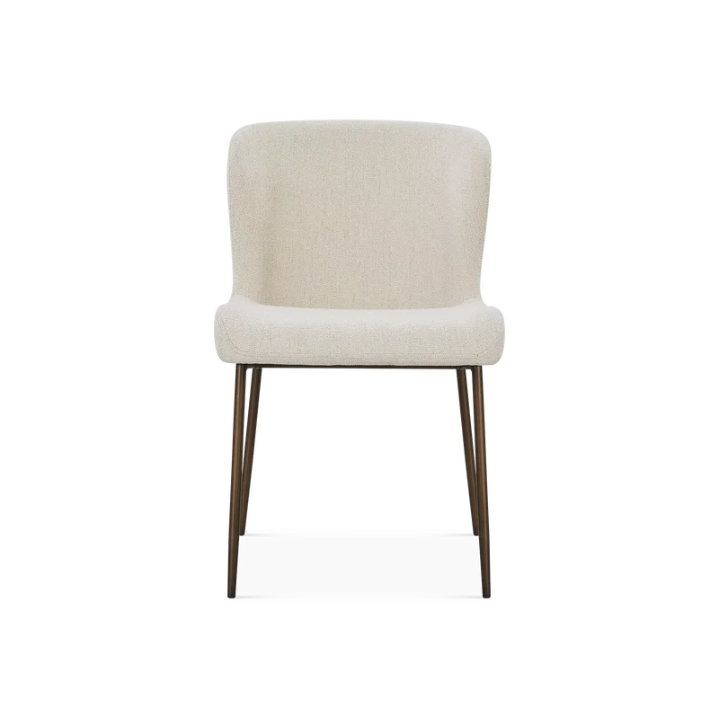Glam - Bouclé Fabric Dining Chair