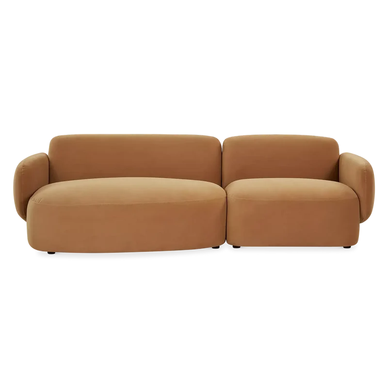 Gustave - Fabric-Upholstered Sectional Sofa
