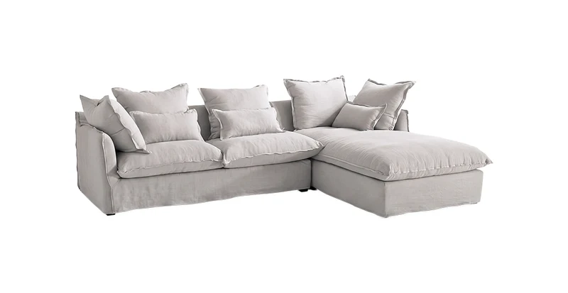 Odna Left/Right 116" Corner Sectional Slipcover