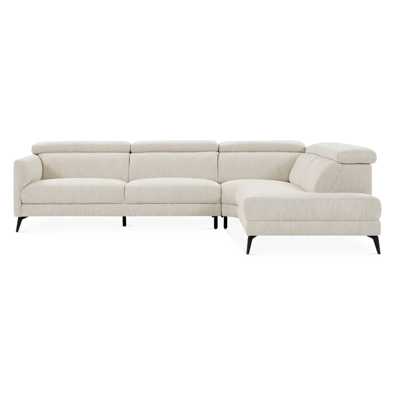 Ariana - Sectional Sofa with Adjustable Headrest