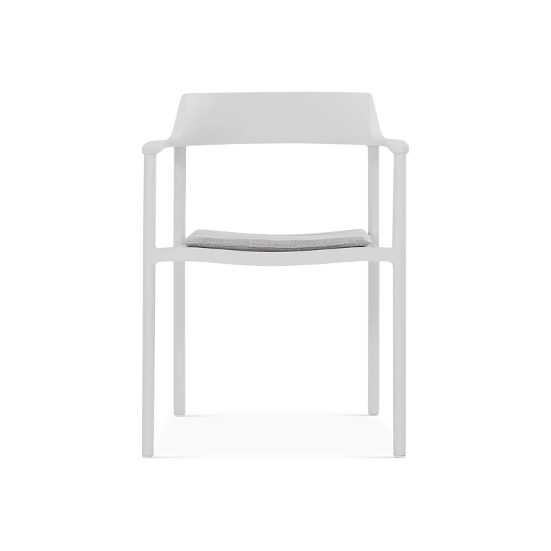 Nougat - Outdoor Aluminium Chair Without Arms