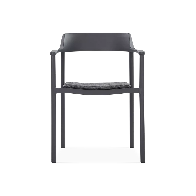 Nougat - Outdoor Aluminium Chair Without Arms