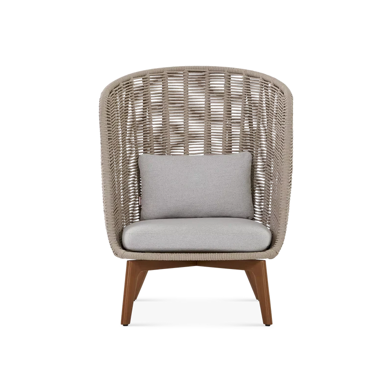 Paris Brest - Outdoor Rope High Back Lounge Chair
