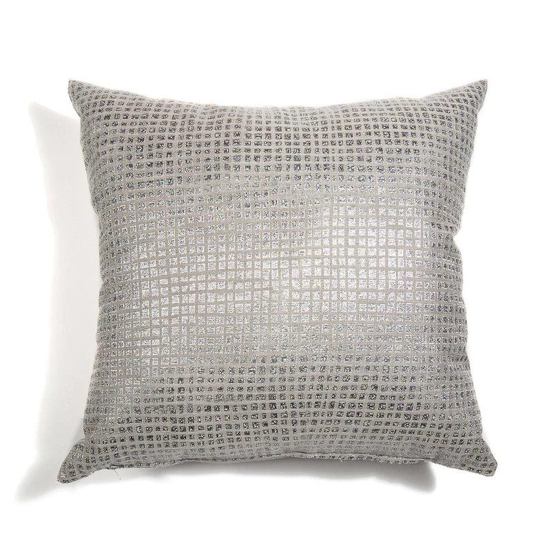 Cuscino d'arredo in Raso Jacquard Dolce-vita-quadretto Caleffi Moderno