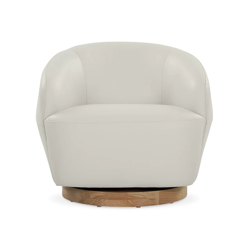 Pao - Leather Swivel Chair