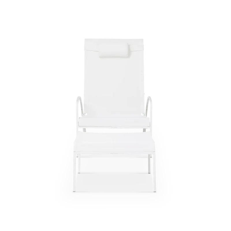 QT - Outdoor Aluminium Recliner Chair by Royal Botania