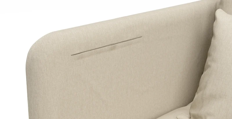 Sofa Storage Pocket — Add On - Crypton® Chenille Cream
