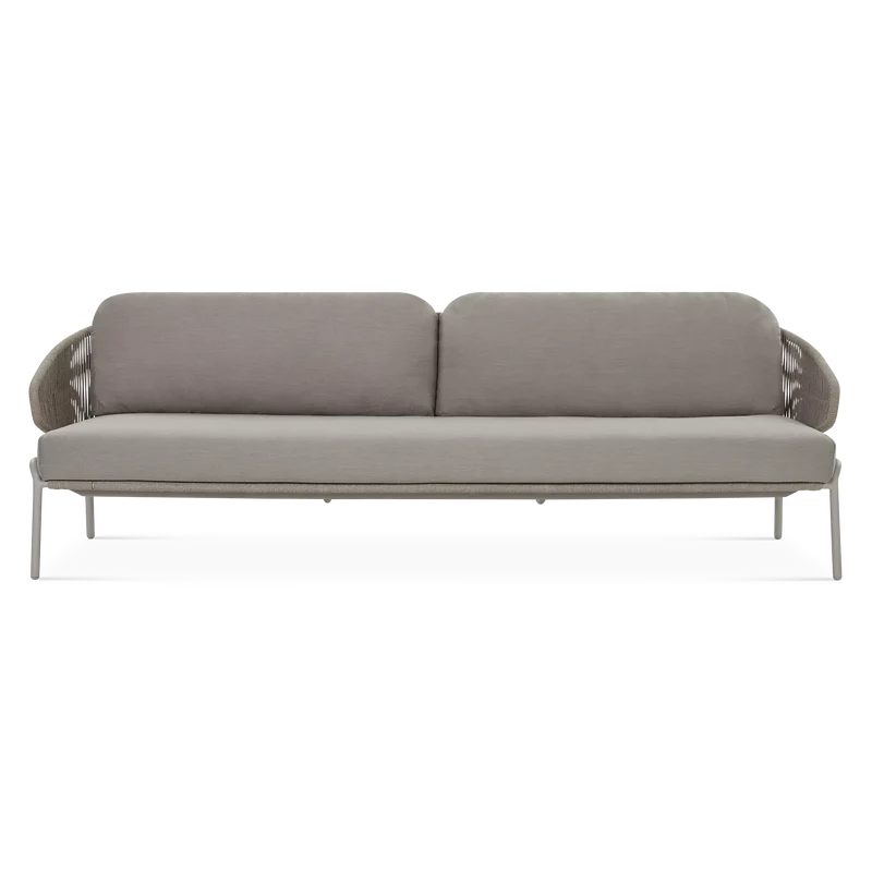 Radoc - Outdoor Rope 3-Seater Sofa by Manutti