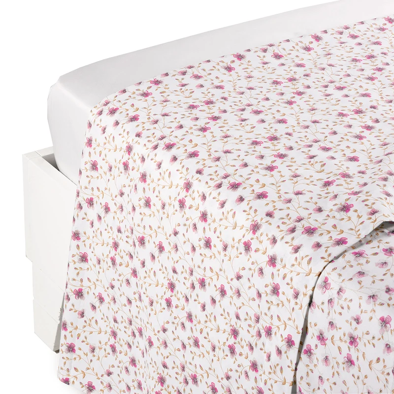Lenzuolo Superiore foliage Moderno in Cotone