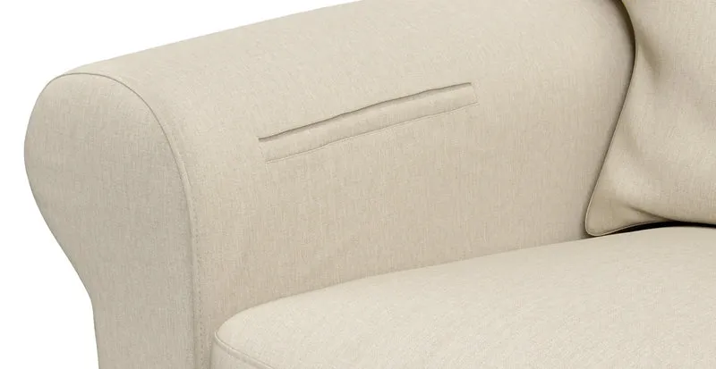 Sofa Storage Pocket — Add On - Crypton® Chenille Cream