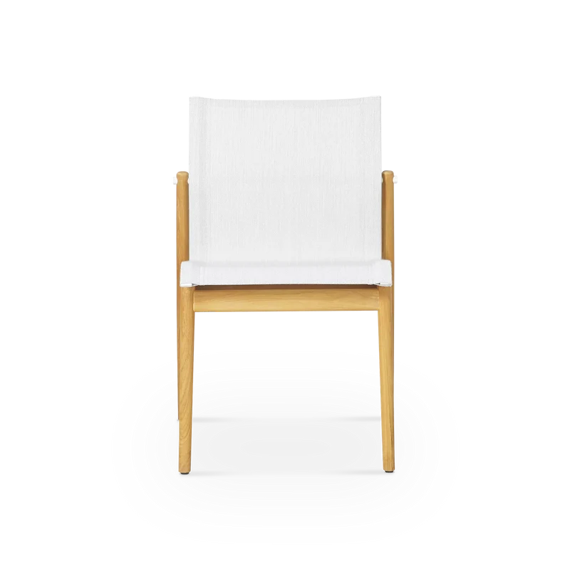 Sway - Outdoor Teak Chair Without Arms by Gloster