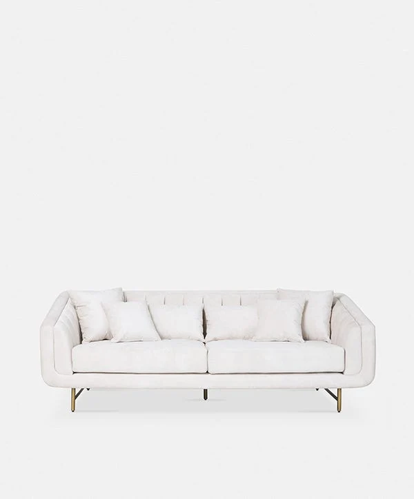 Veera - Velvet 3-Seater Sofa