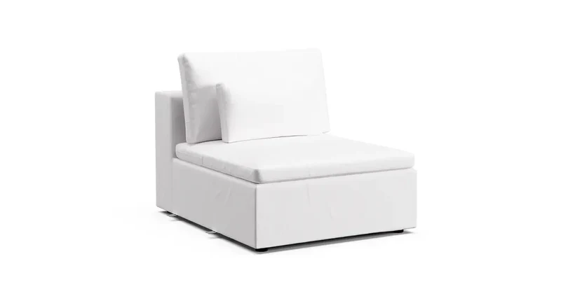 Harmony Modular Armless Single Sofa Slipcover