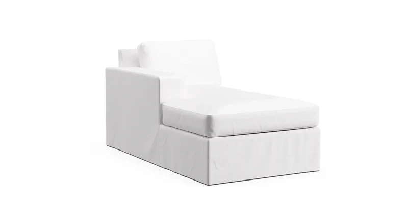 York 35" Left/Right Arm Chaise Slipcover
