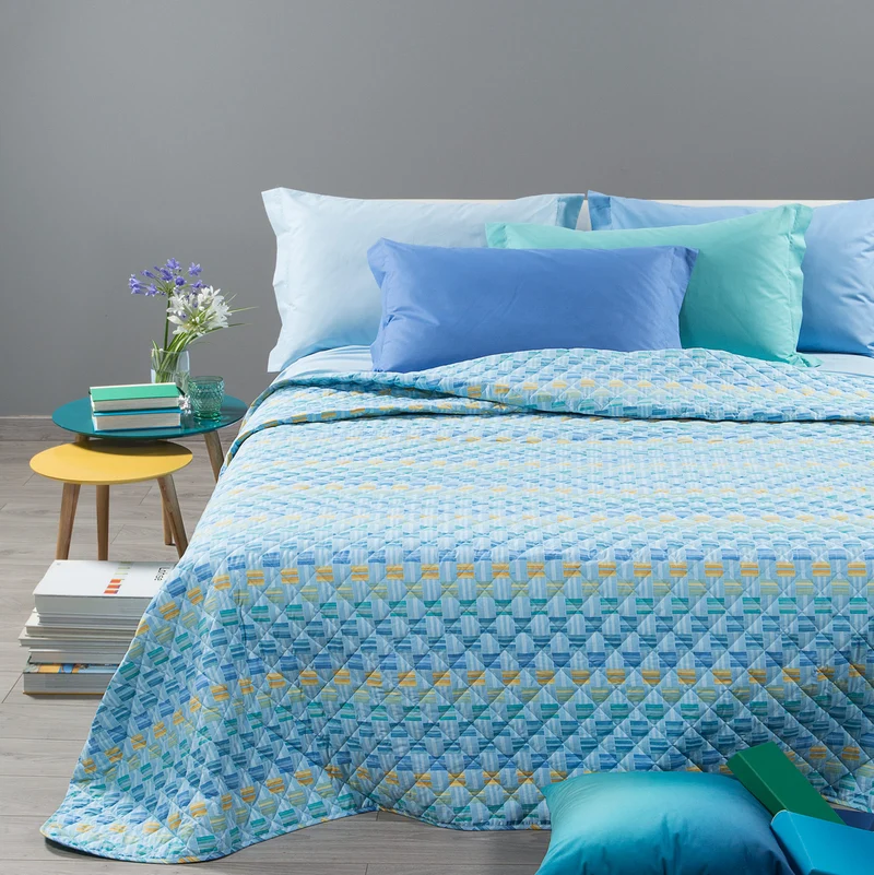 Copriletto Primaverile shine Art in Cotone 80 gr/mq