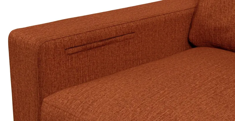 Sofa Storage Pocket — Add On - Crypton® Chenille Burnt Orange