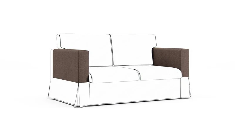Sandby Armrest Protector Covers — Add On - Mod Chenille Espresso