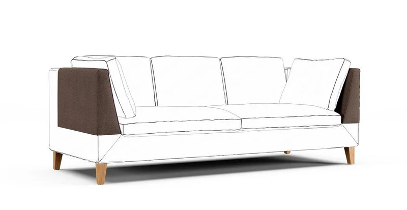 Stockholm Armrest Protector Covers — Add On - Mod Chenille Espresso