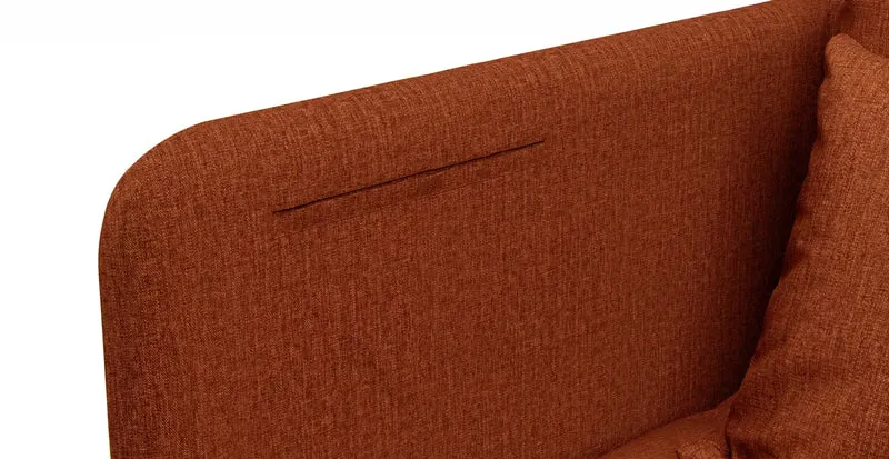 Sofa Storage Pocket — Add On - Crypton® Chenille Burnt Orange