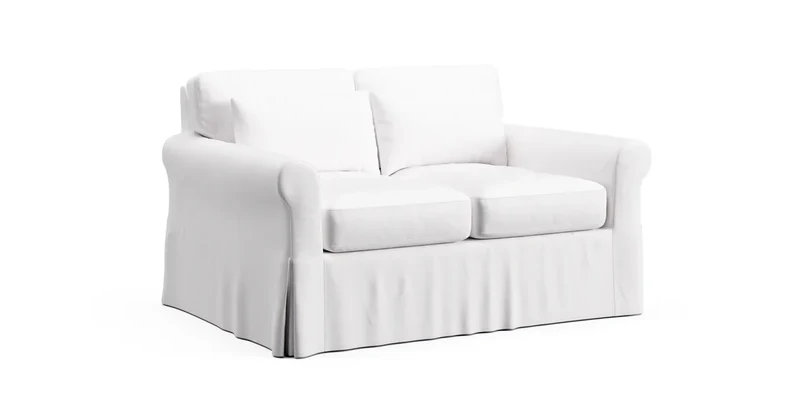 York Roll Arm Deep Seat 62" Loveseat Slipcover