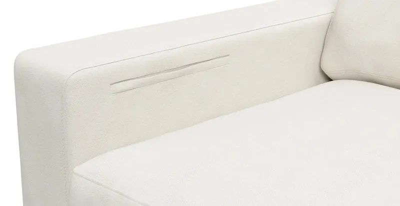 Sofa Storage Pocket — Add On - Everyday Weave Cream