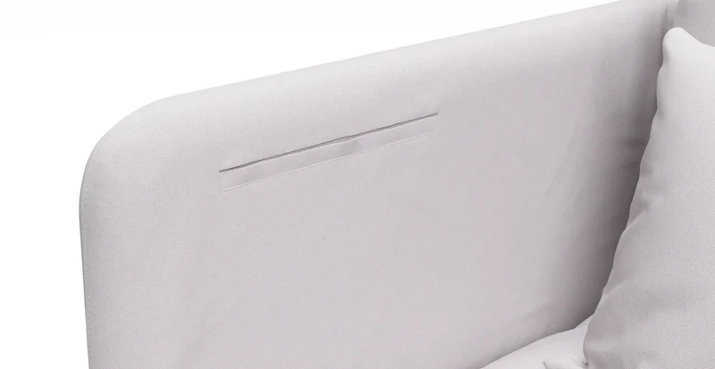Sofa Storage Pocket — Add On - Everyday Cotton Pebble
