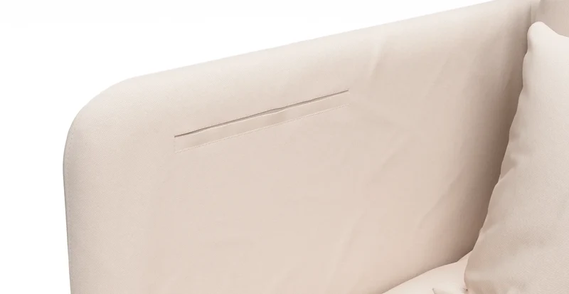 Sofa Storage Pocket — Add On - Everyday Cotton Sand