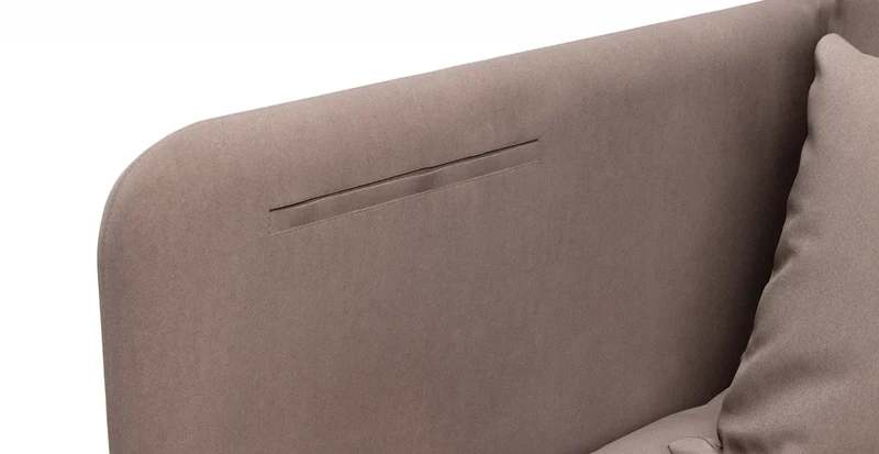 Sofa Storage Pocket — Add On - Everyday Velvet Cacao
