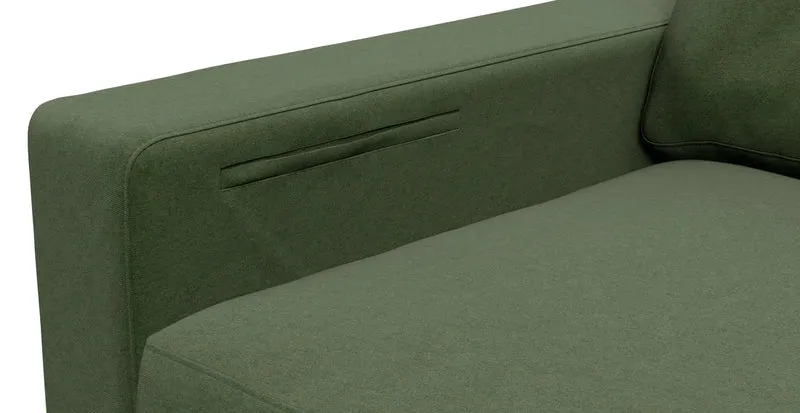 Sofa Storage Pocket — Add On - Everyday Cotton Forest Green