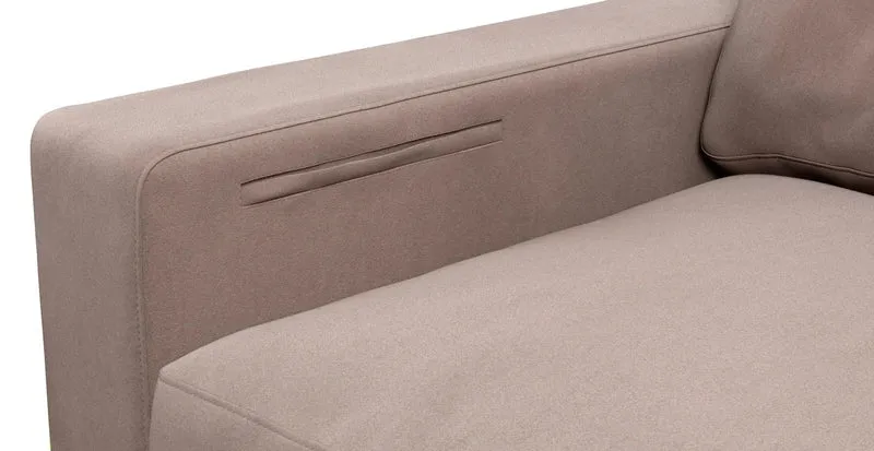 Sofa Storage Pocket — Add On - Everyday Velvet Cacao