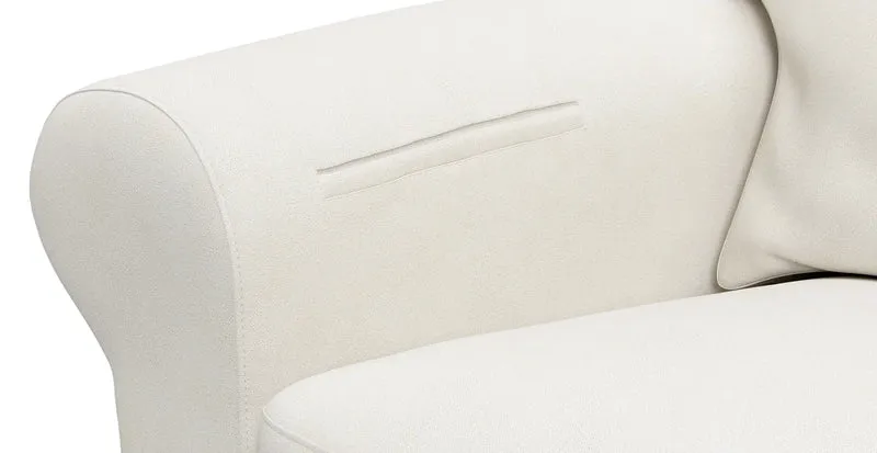 Sofa Storage Pocket — Add On - Everyday Weave Cream